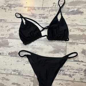 Black Women's Swim Bikini Set